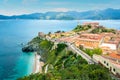 Portoferraio in Elba Island, view from the fortress walls, Tuscany, Italy Royalty Free Stock Photo